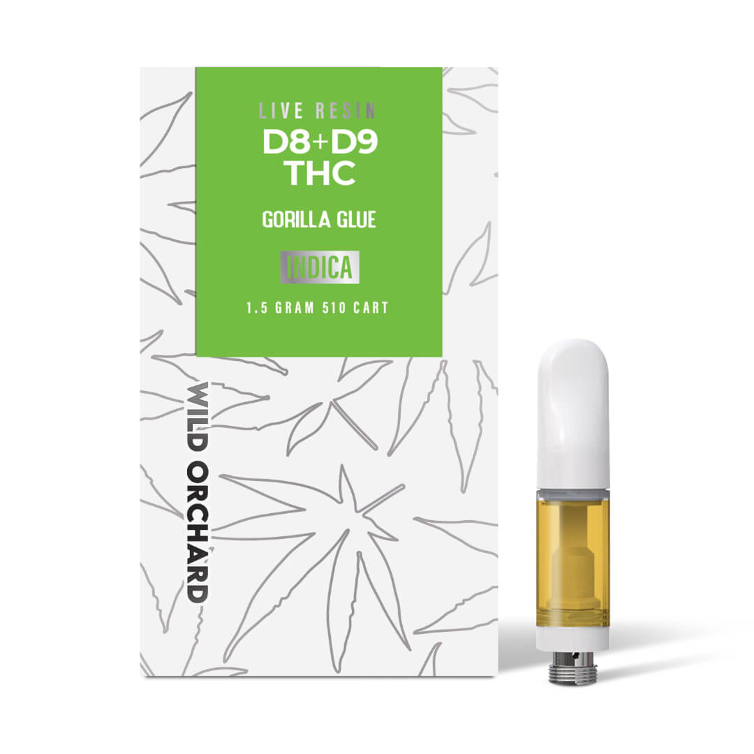 Exhale Gorilla Glue Delta-8 Vape Cartridge. Buy Gorilla Glue Delta 8 Live Resin Cartridges | Wildorchard