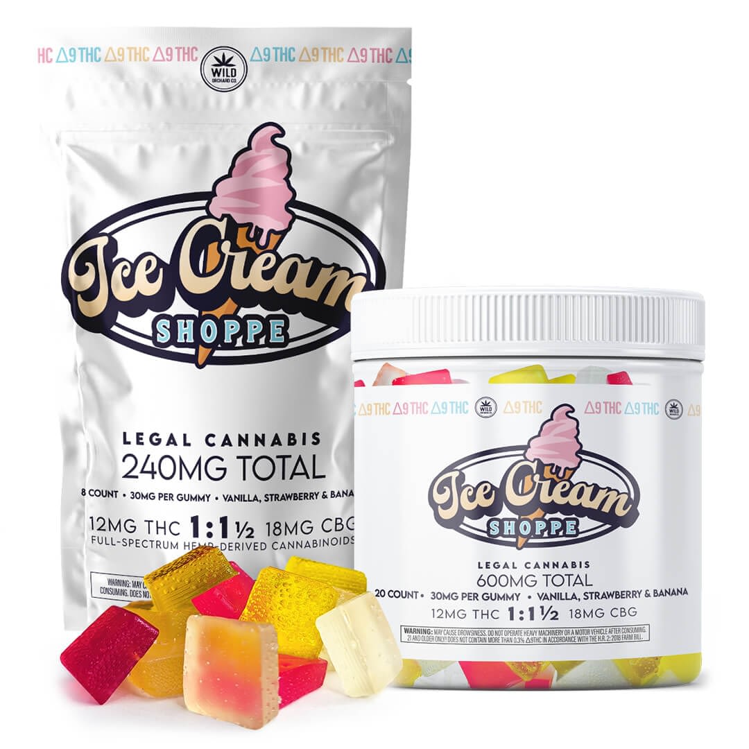 Delta 9 Gummies – Ice Cream Shoppe – Wild Orchard Hemp
