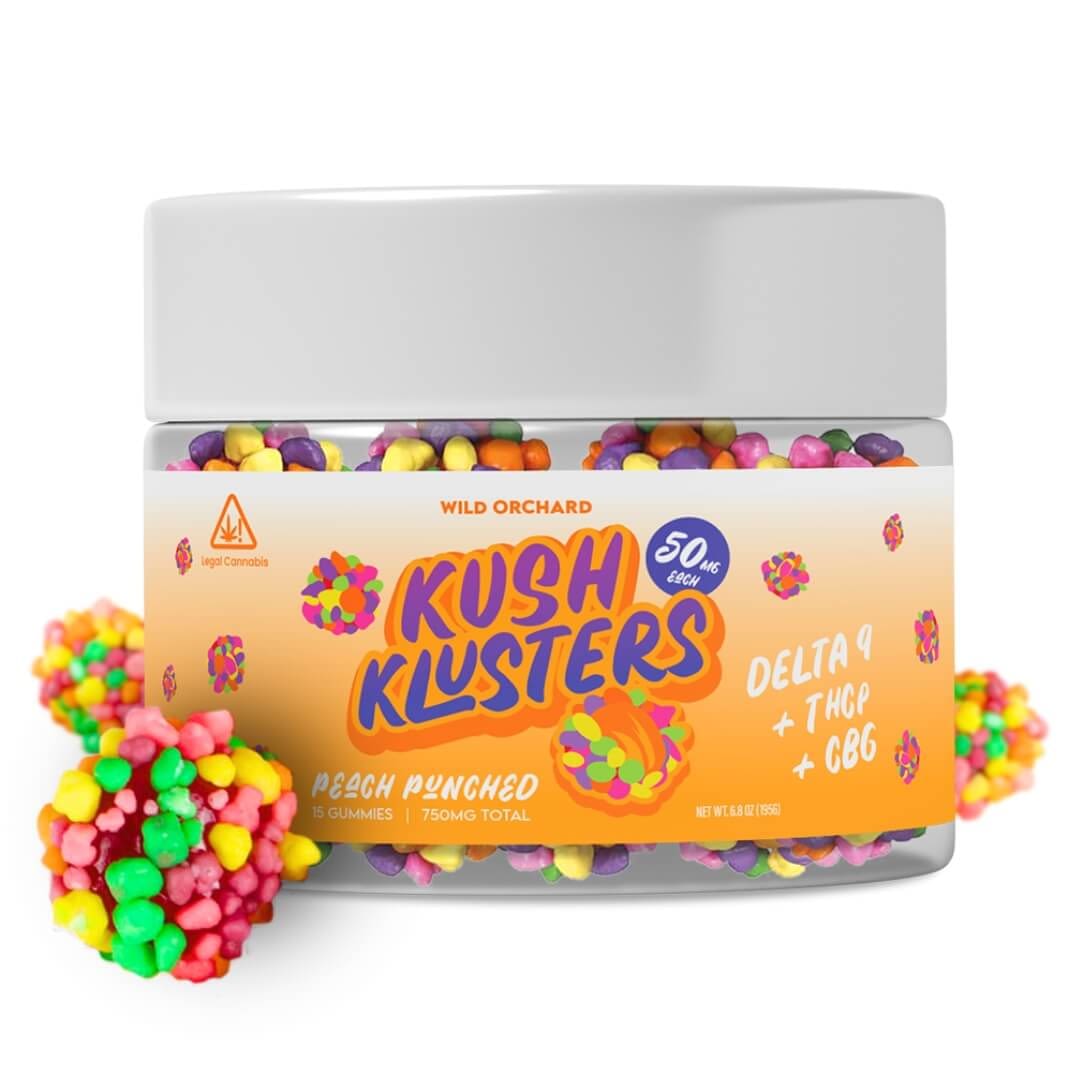 Kush Klusters D9 + THCp Gummies