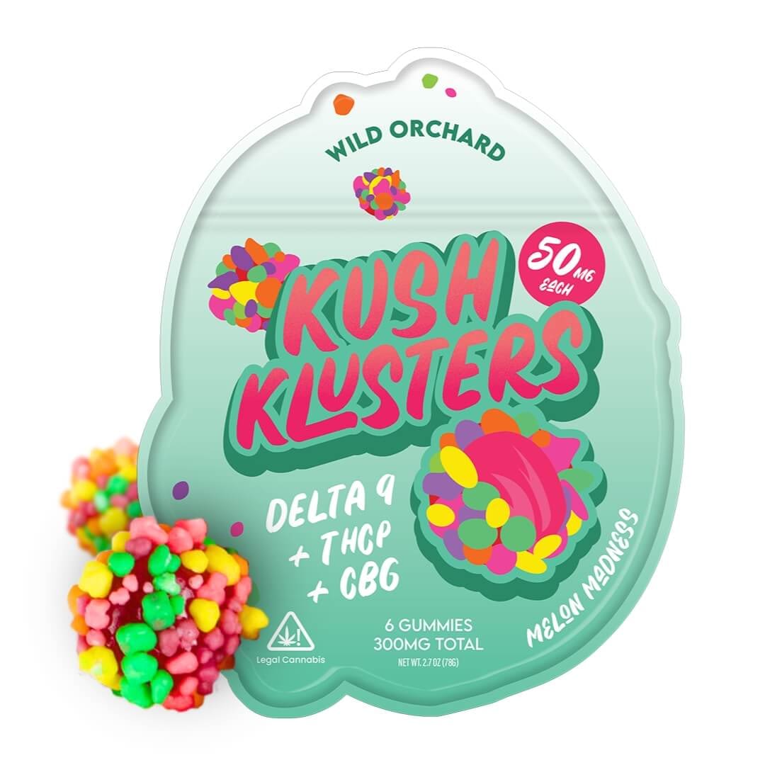 Kush Klusters D9 + THCp Gummies – Wild Orchard Hemp