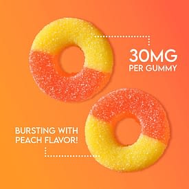 Delta 9 Peach Rings – Wild Orchard Hemp
