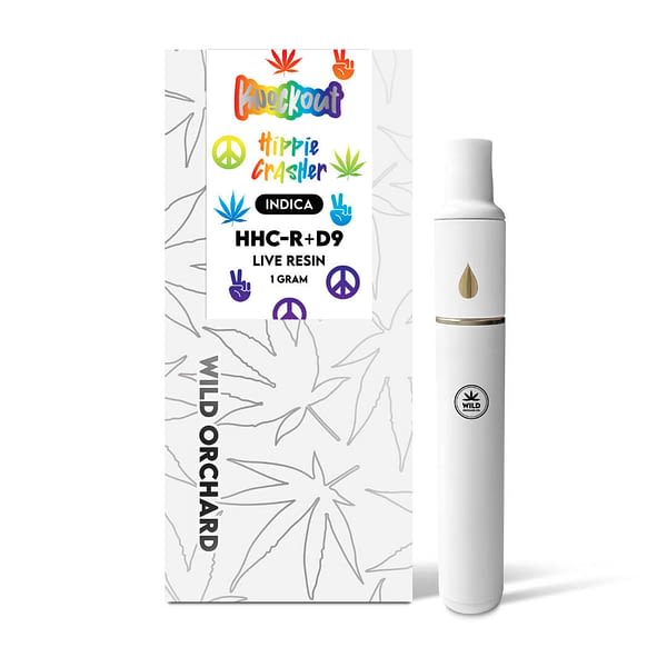 Knockout “Hippie Crasher” HHC-R Live Resin Vape 1 Gram – Wild Orchard Hemp