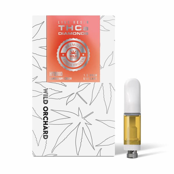 THCa Diamond 1.5G 510 Cart “Cantaloupe Crush” Live Resin – Wild