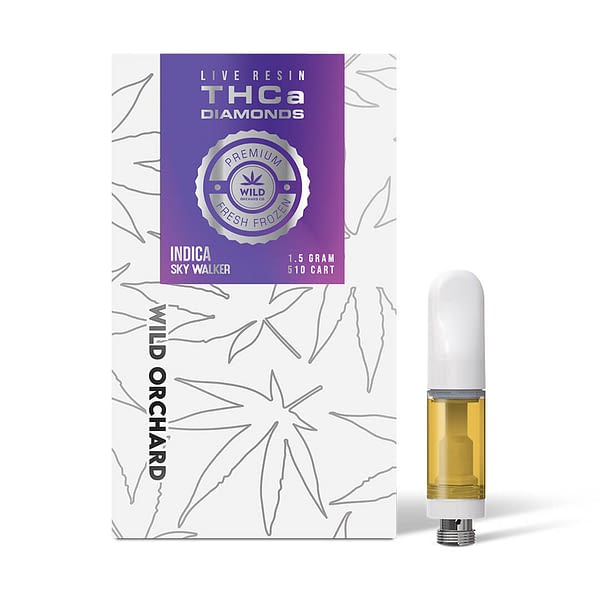 THCa Diamond 1.5G 510 Cart “Skywalker” Live Resin – Wild Orchard Hemp